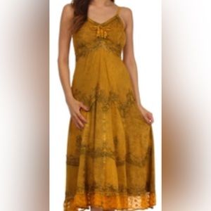 Spaghetti strap vintage style dress